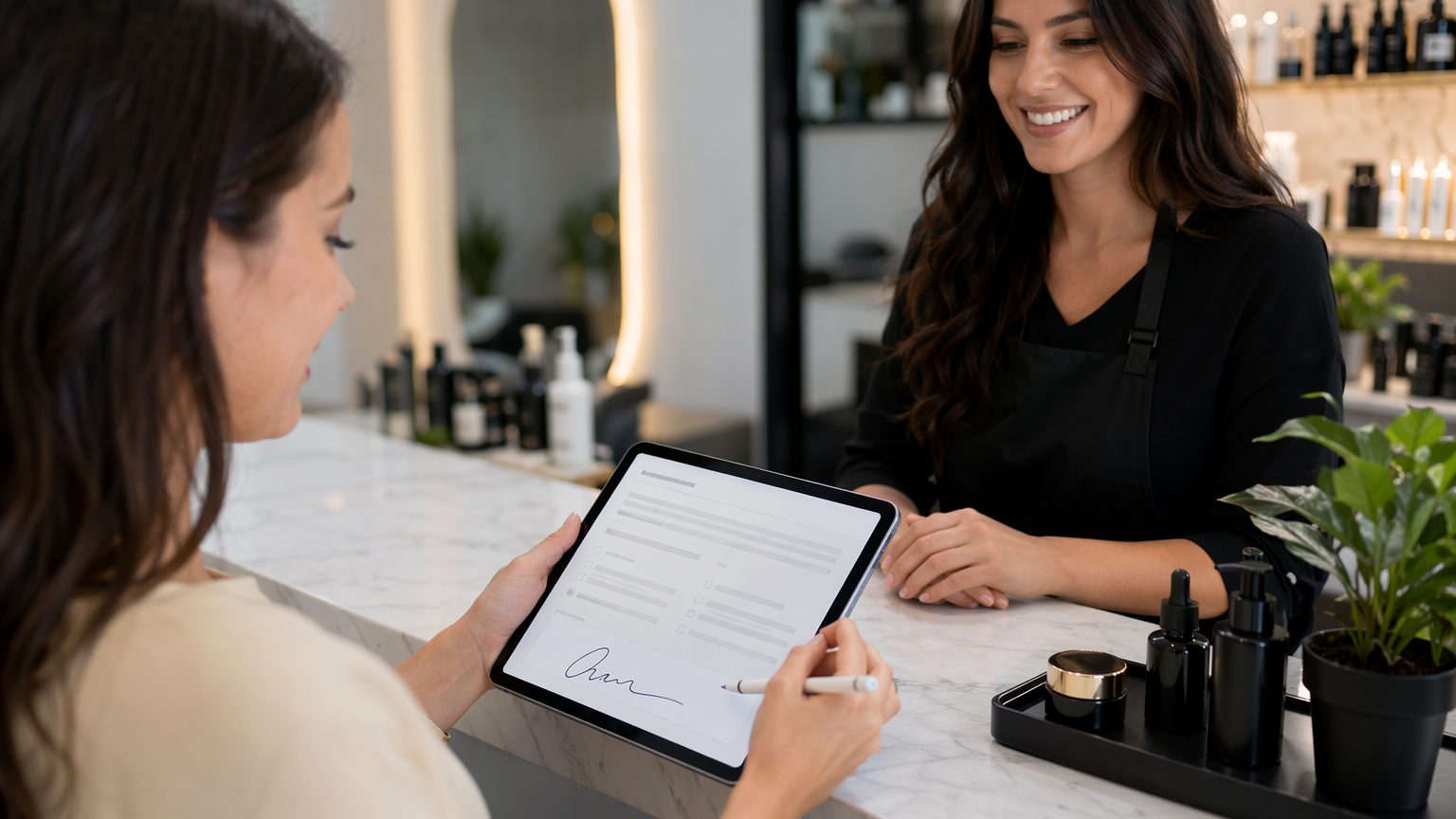 How Beauty Salons Can Collect Client Consent Forms and Signatures Online