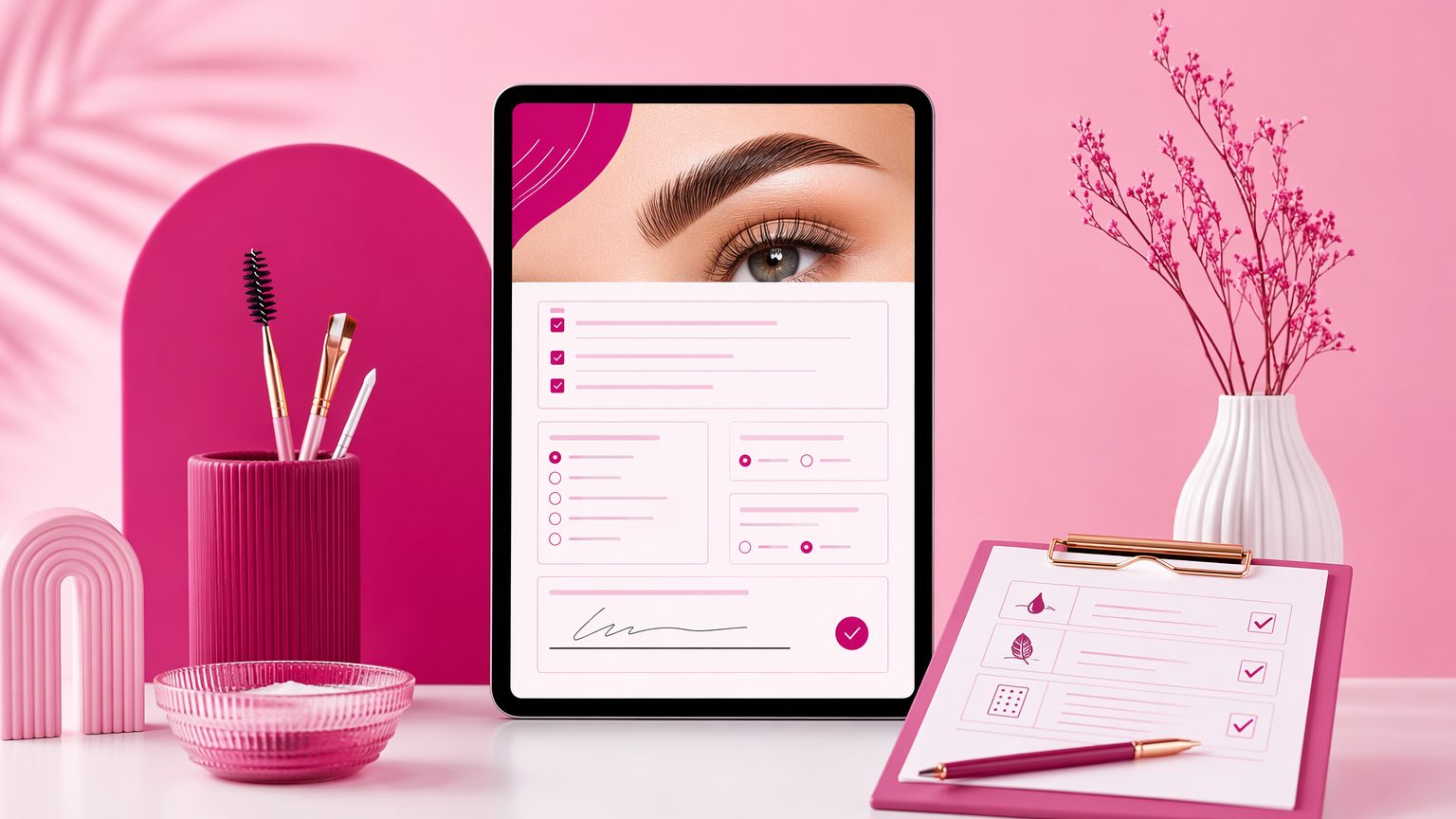 How to Create a Client Intake Form for Brow Lamination Services That Covers Skin Sensitivity, Aftercare, and Patch Testing
