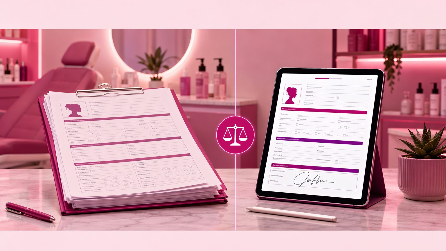 Paper vs Digital Intake Forms for Salons and Med Spas: What Actually Changes Day to Day