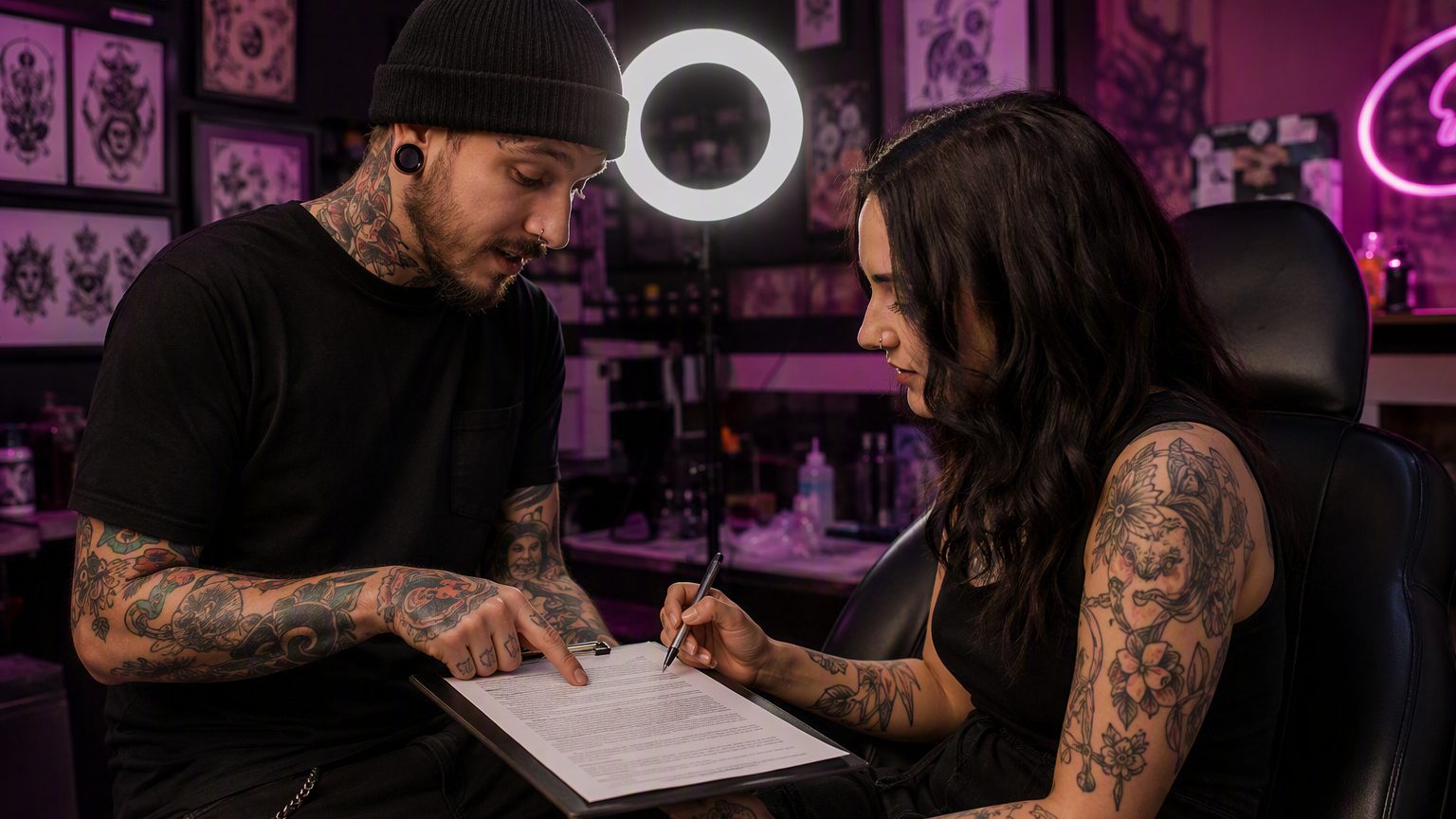 How to Create a Tattoo Aftercare Acknowledgment Form That Sets Healing Expectations and Documents Client Understanding